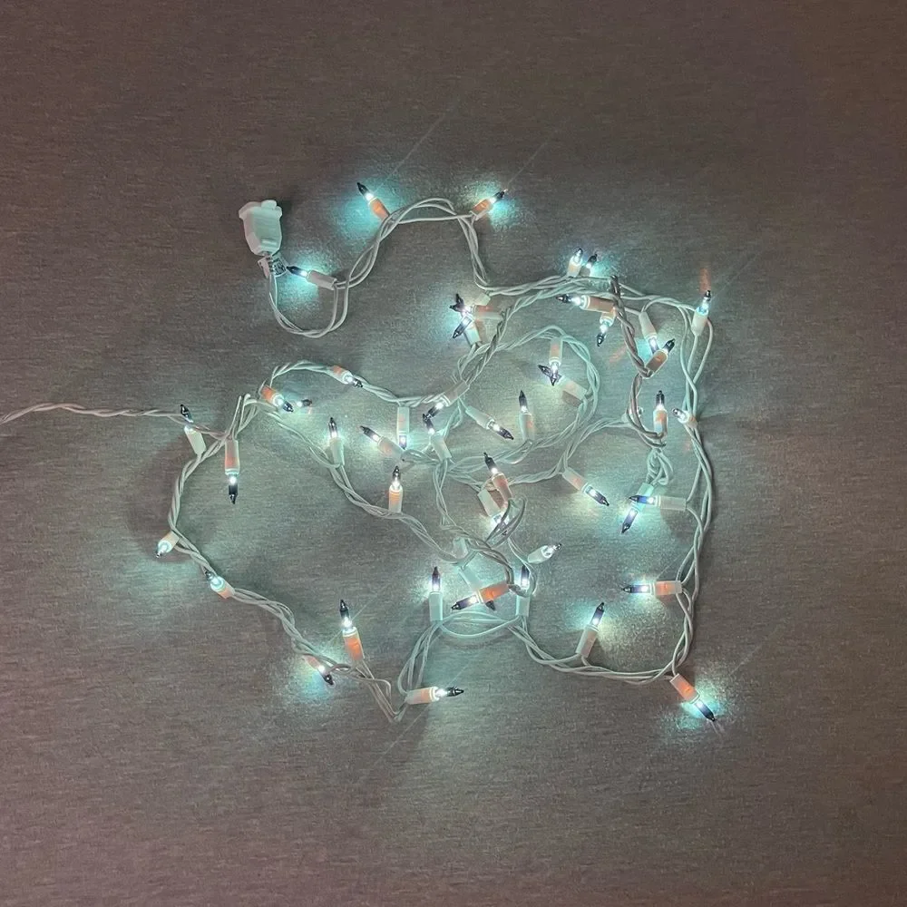 Target 11 Ft. White Corded 50 Blue Christmas Tree Lights